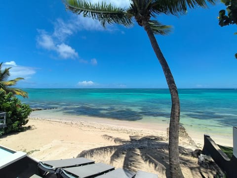 Day, Beach, sunbed