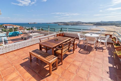 Patio, Natural landscape, View (from property/room), Balcony/Terrace, Seating area, Dining area, Beach, Mountain view, River view, Sea view