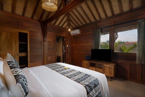 Communal lounge/ TV room, Bed, TV and multimedia, Photo of the whole room, Bedroom, air conditioner