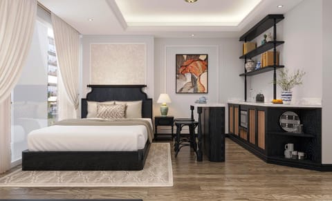 Photo of the whole room, Bedroom