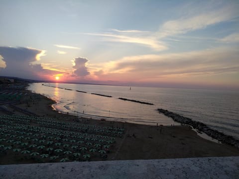 Natural landscape, Sea view, Sunset