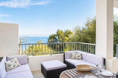 Patio, Day, Natural landscape, View (from property/room), Sea view