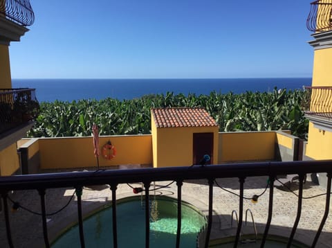 Day, View (from property/room), Balcony/Terrace, Pool view, Sea view, Swimming pool