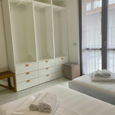 Bed, Photo of the whole room, Bedroom, towels, wardrobe