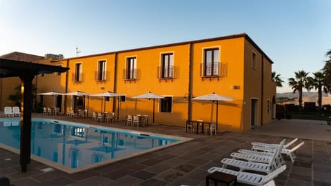 Property building, Pool view, Swimming pool