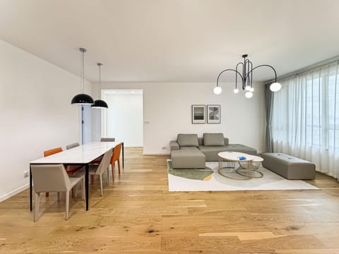 Living room, Seating area, Dining area