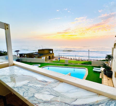 Pool view, Sea view, Swimming pool, Sunrise