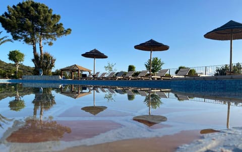 Natural landscape, Pool view, sunbed