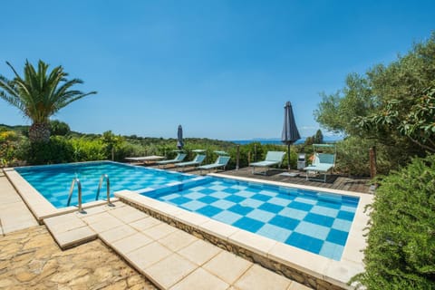 Day, Natural landscape, Garden, Garden view, Pool view, Swimming pool, sunbed