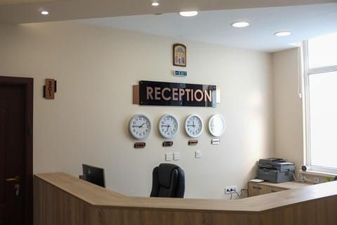 Lobby or reception, group of guests