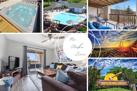 The Cove No Wake Zone 21-2 By SDC, Big Deck, Pool, Hot Tub, By Lake Apartment in Indian Point