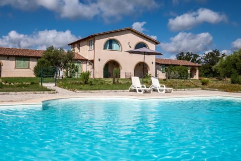 Property building, Living room, Swimming pool