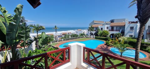 Balcony/Terrace, Beach, Pool view, Sea view, Swimming pool