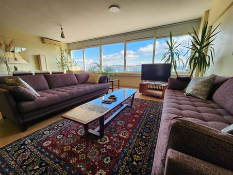 Natural landscape, Living room, Seating area, Sea view, Sea view