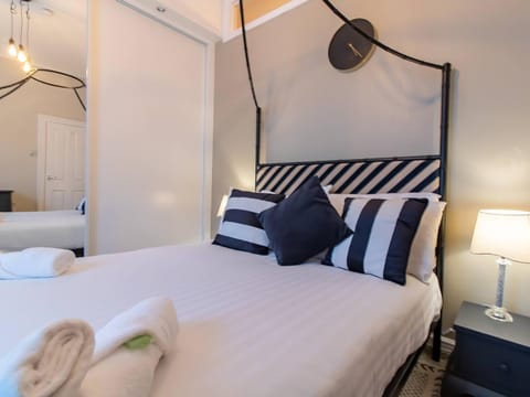 Bed, Photo of the whole room, Bedroom, towels, wardrobe