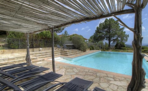 Pool view, Swimming pool, sunbed