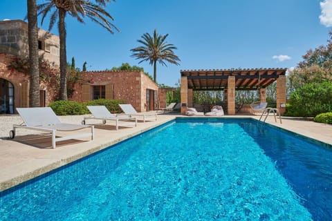 Property building, Living room, Swimming pool