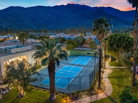 Natural landscape, Tennis court, Mountain view, Pool view