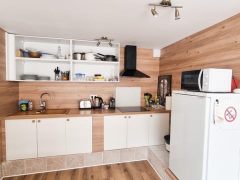 Kitchen or kitchenette, kitchen