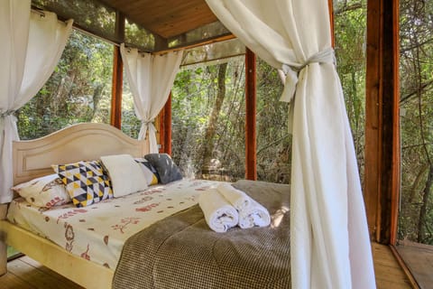 Bed, Photo of the whole room, towels
