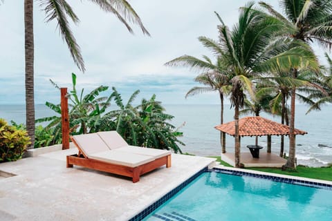 Beach, Pool view, Sea view, sunbed