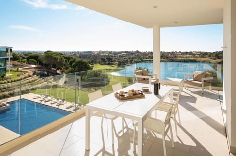 Patio, Lake view, Pool view