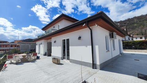 Property building, Spring, Natural landscape, Mountain view