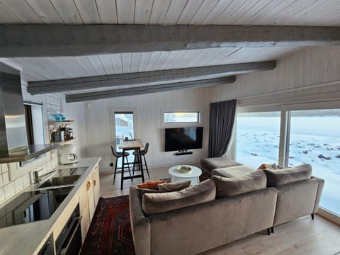 TV and multimedia, Kitchen or kitchenette, Living room, Seating area, Dining area