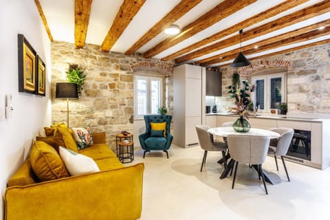 Living room, kitchen