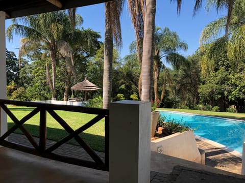 Patio, Garden view, Pool view