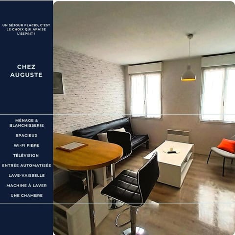 Chez Auguste - T2 spacieux - wifi - tv Apartment in Tours