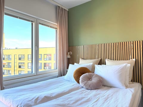 Hyvin varusteltu city-studio Turun Linnan kupeessa ja autopaikka Apartment in Turku