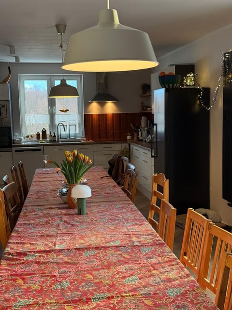 Kitchen or kitchenette, Living room, Seating area, Dining area, pet friendly, stove