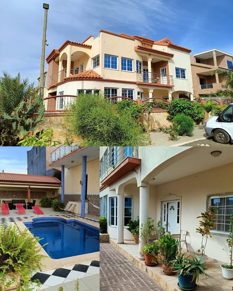 Property building, Patio, Day, Pool view, Swimming pool, Parking
