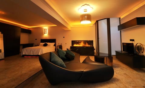 TV and multimedia, Living room, Photo of the whole room, Seating area, Bedroom