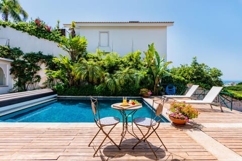 Property building, Patio, View (from property/room), Sea view, Swimming pool