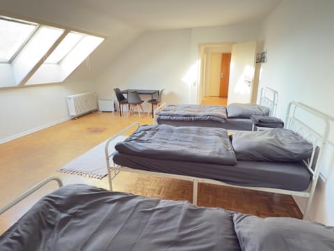 Bed, Living room, Photo of the whole room, Seating area, Bedroom