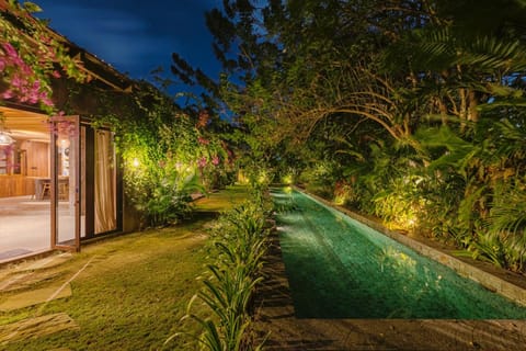 Night, Swimming pool