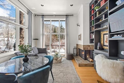Library, TV and multimedia, Living room, Seating area