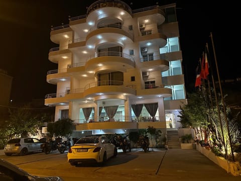 Property building, Night, Location, Parking