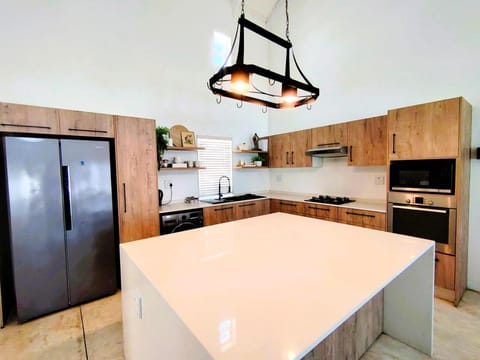 Kitchen or kitchenette, Dining area, oven, stove