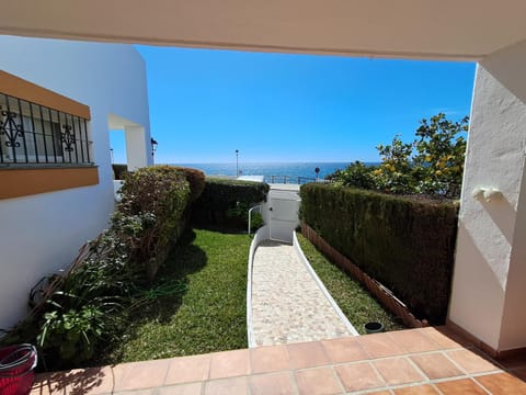 Natural landscape, Garden, Sea view