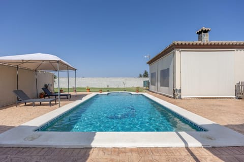 Property building, Living room, Swimming pool