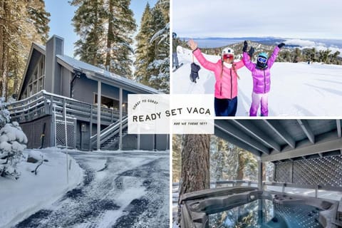 Cozy Cabin&HotTub Mins to N StarSki Sleeps 12 Cabin in Tahoe Vista