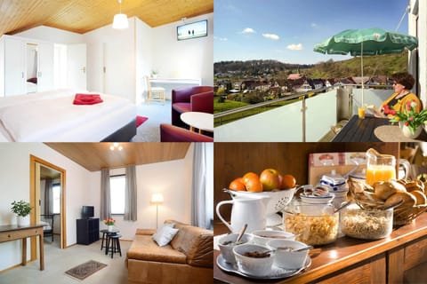 View (from property/room), Balcony/Terrace, Living room, Photo of the whole room, Breakfast