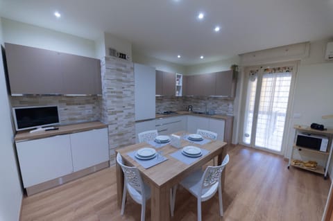 Kitchen or kitchenette, Dining area, dishwasher, oven, stove