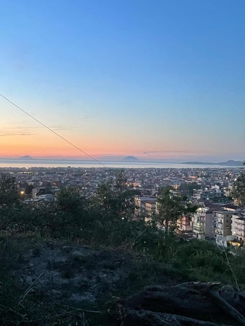 Nearby landmark, Natural landscape, City view, Sea view, Sunset