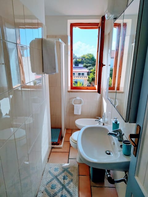 Shower, Toilet, Bathroom, towels