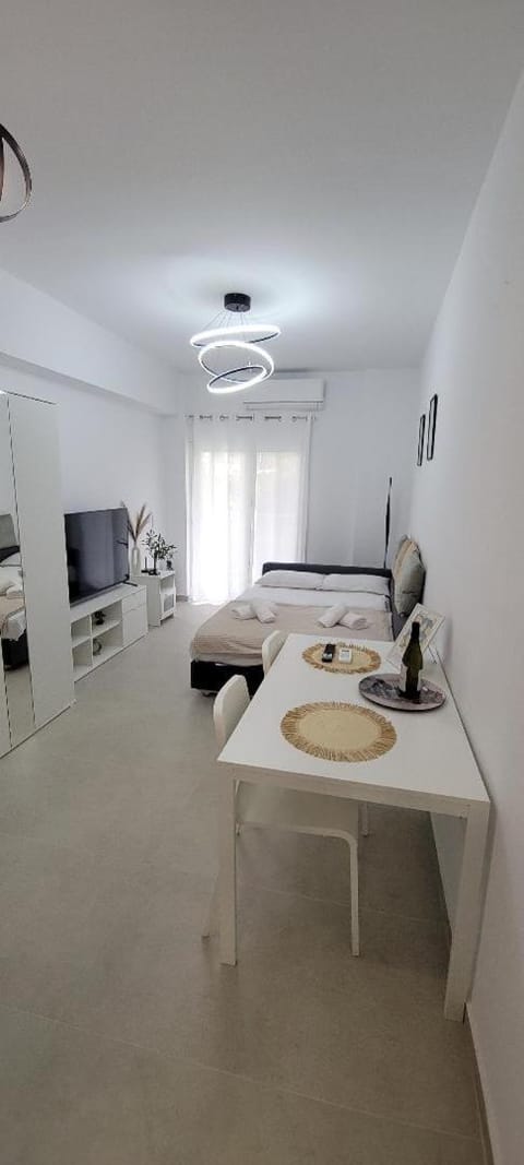 Loutraki Studio by the Beach Bars,Taverns,AC, Washer Apartment in Euboea
