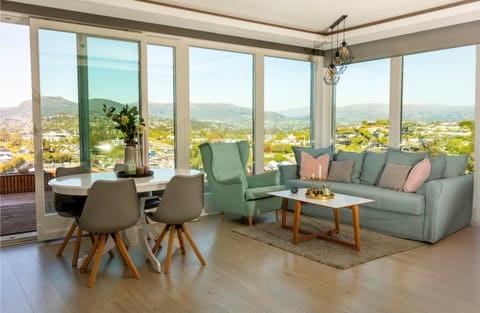 View (from property/room), Living room, Mountain view, Sea view, Breakfast